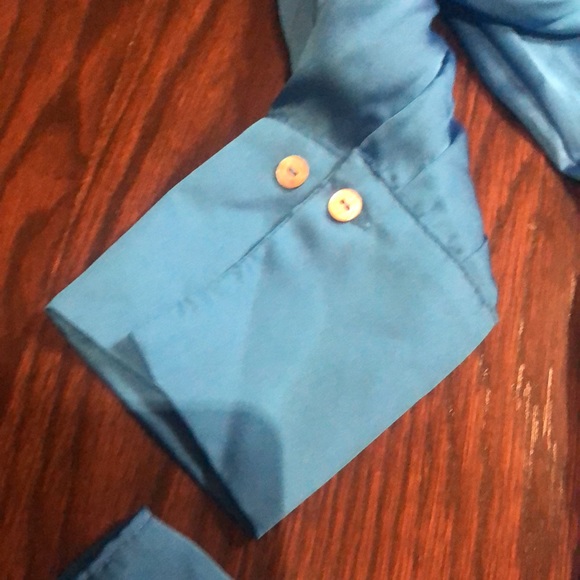 Zara satin medium button up blouse - Picture 3 of 5